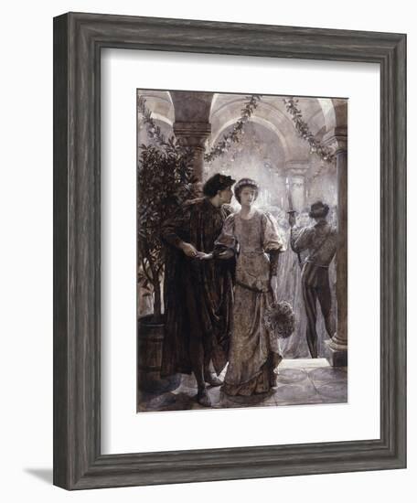 Scenes from Romeo and Juliet: The Ball Scene (I, V)-Frank Bernard Dicksee-Framed Giclee Print