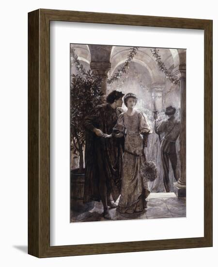 Scenes from Romeo and Juliet: The Ball Scene (I, V)-Frank Bernard Dicksee-Framed Giclee Print