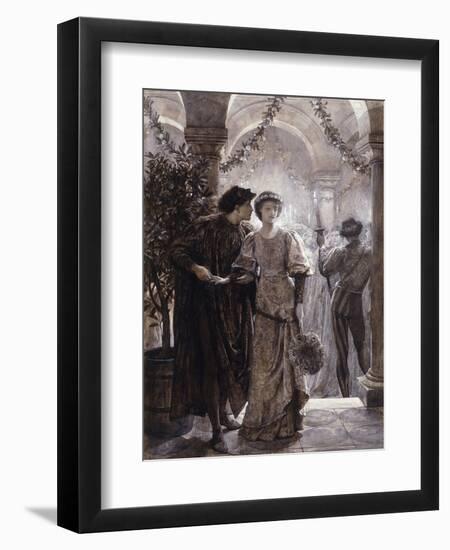 Scenes from Romeo and Juliet: The Ball Scene (I, V)-Frank Bernard Dicksee-Framed Giclee Print