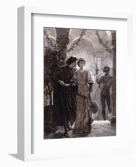 Scenes from Romeo and Juliet: The Ball Scene (I, V)-Frank Bernard Dicksee-Framed Giclee Print