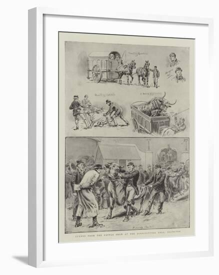 Scenes from the Cattle Show at the Agricultural Hall, Islington-S.t. Dadd-Framed Giclee Print