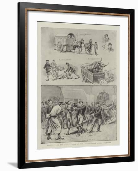 Scenes from the Cattle Show at the Agricultural Hall, Islington-S.t. Dadd-Framed Giclee Print