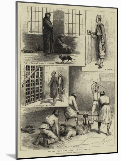 Scenes from the Egyptian Prisones, I-Godefroy Durand-Mounted Giclee Print