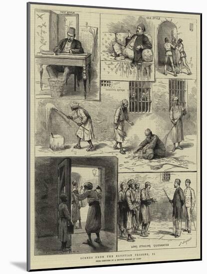 Scenes from the Egyptian Prisons, II-Godefroy Durand-Mounted Giclee Print