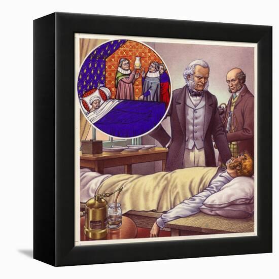 Scenes from the History of Medicine-Pat Nicolle-Framed Premier Image Canvas