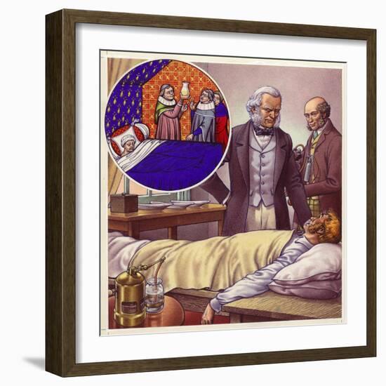 Scenes from the History of Medicine-Pat Nicolle-Framed Giclee Print