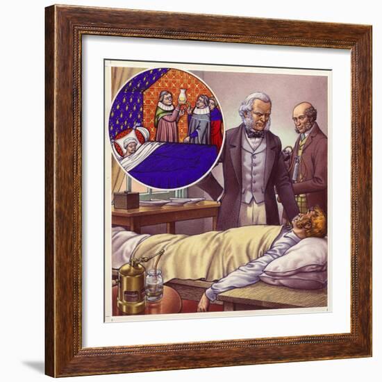 Scenes from the History of Medicine-Pat Nicolle-Framed Giclee Print