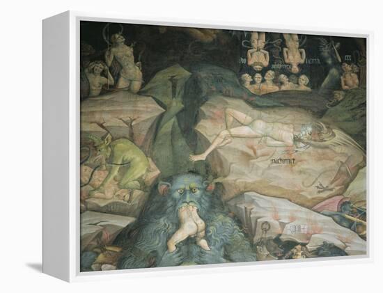Scenes from the 'Inferno'-Giovanni Da Modena-Framed Premier Image Canvas