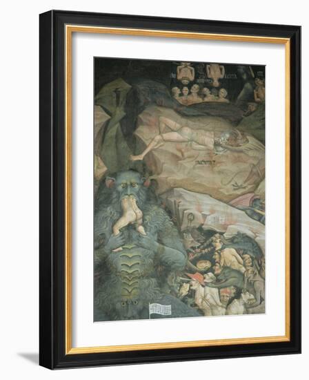 Scenes from the 'Inferno'-Giovanni Da Modena-Framed Giclee Print