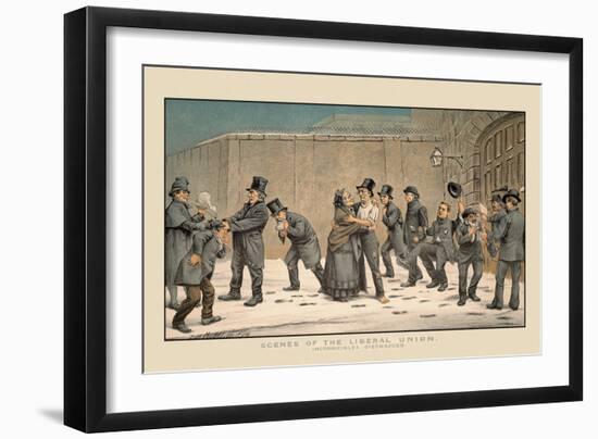 Scenes from the Liberal Union-Tom Merry-Framed Art Print