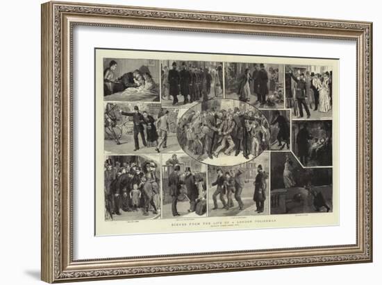 Scenes from the Life of a London Policeman-Robert Barnes-Framed Giclee Print