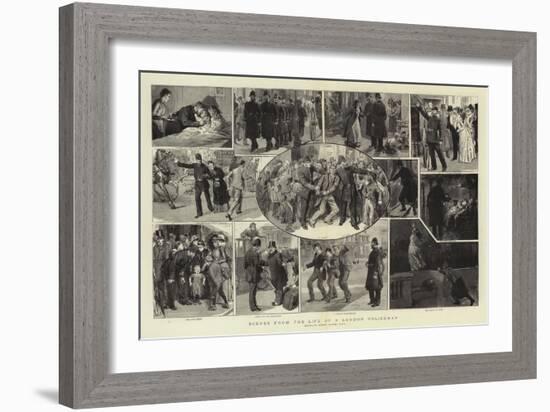 Scenes from the Life of a London Policeman-Robert Barnes-Framed Giclee Print