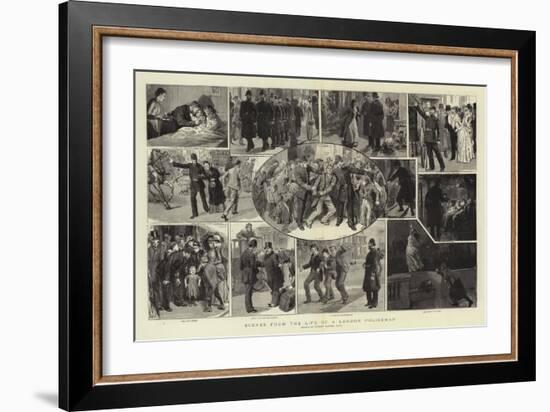 Scenes from the Life of a London Policeman-Robert Barnes-Framed Giclee Print