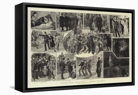 Scenes from the Life of a London Policeman-Robert Barnes-Framed Premier Image Canvas