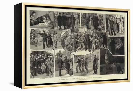 Scenes from the Life of a London Policeman-Robert Barnes-Framed Premier Image Canvas