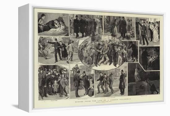 Scenes from the Life of a London Policeman-Robert Barnes-Framed Premier Image Canvas