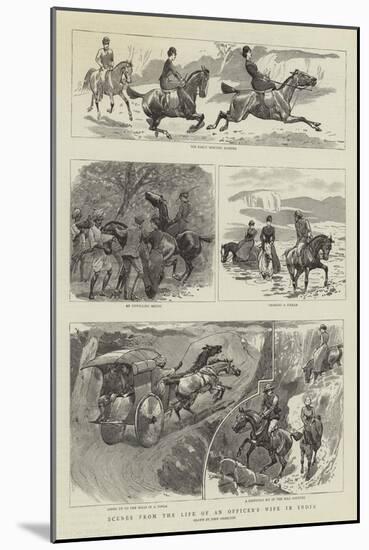 Scenes from the Life of an Officer's Wife in India-John Charlton-Mounted Giclee Print