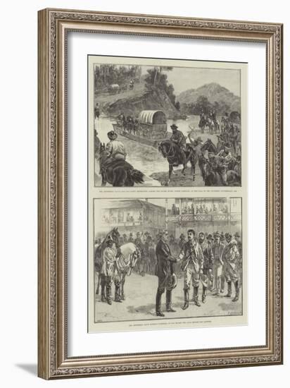 Scenes from the Life of Jefferson Davis-William Heysham Overend-Framed Giclee Print