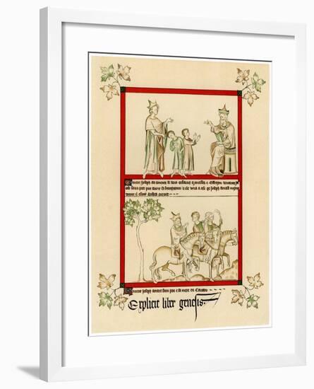 Scenes from the Life of Joseph, C1310-1320-null-Framed Giclee Print
