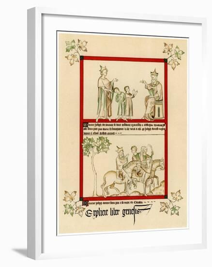 Scenes from the Life of Joseph, C1310-1320-null-Framed Giclee Print