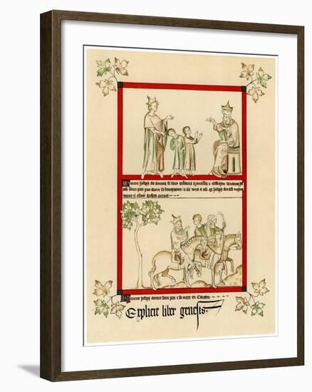 Scenes from the Life of Joseph, C1310-1320-null-Framed Giclee Print