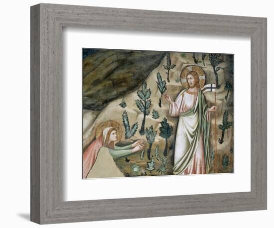 Scenes from the Life of Mary Magdalen: Noli Me Tangere-Pietro Cavallini-Framed Giclee Print