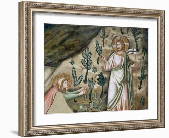 Scenes from the Life of Mary Magdalen: Noli Me Tangere-Pietro Cavallini-Framed Giclee Print