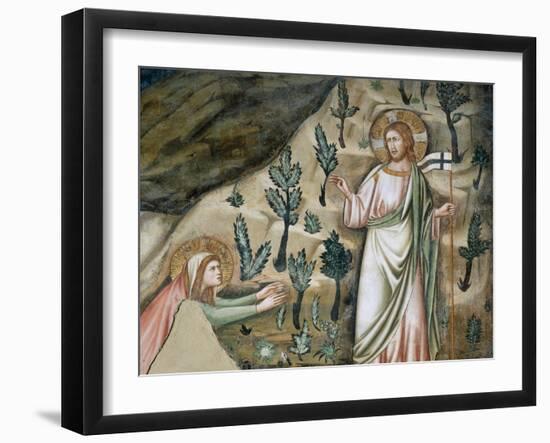 Scenes from the Life of Mary Magdalen: Noli Me Tangere-Pietro Cavallini-Framed Giclee Print
