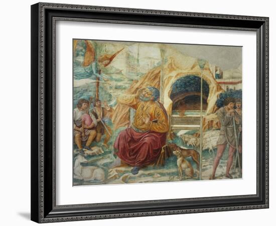 Scenes from the Life of Saint Joachim: the Annunciation-Benozzo Gozzoli-Framed Giclee Print