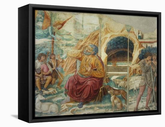 Scenes from the Life of Saint Joachim: the Annunciation-Benozzo Gozzoli-Framed Premier Image Canvas