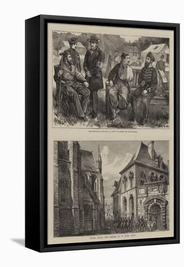 Scenes in France-Henry Woods-Framed Premier Image Canvas