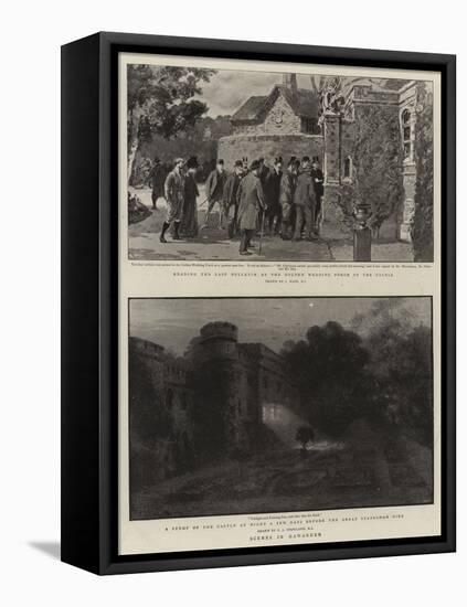 Scenes in Hawarden-Joseph Nash-Framed Premier Image Canvas