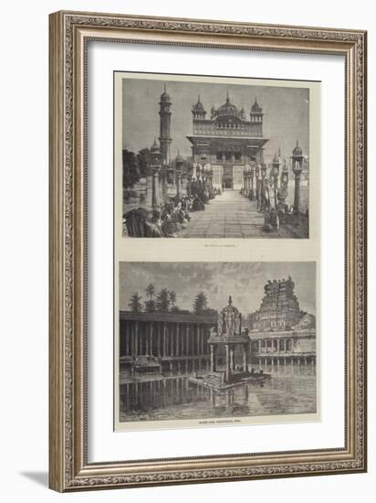 Scenes in India-null-Framed Giclee Print