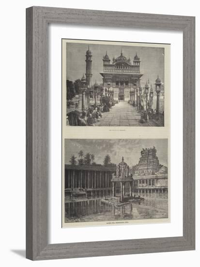 Scenes in India-null-Framed Giclee Print