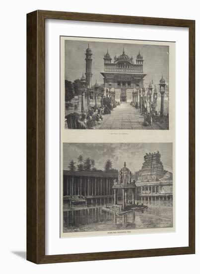 Scenes in India-null-Framed Giclee Print