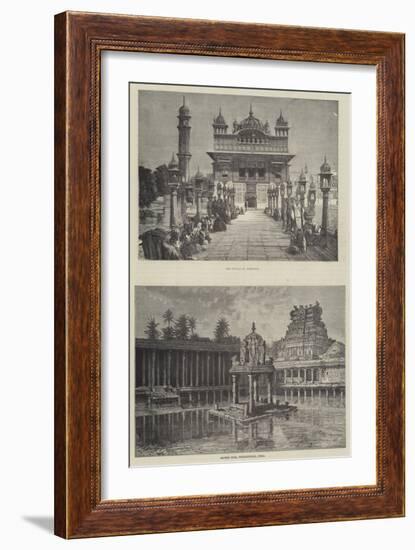 Scenes in India-null-Framed Giclee Print