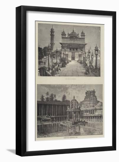 Scenes in India-null-Framed Giclee Print