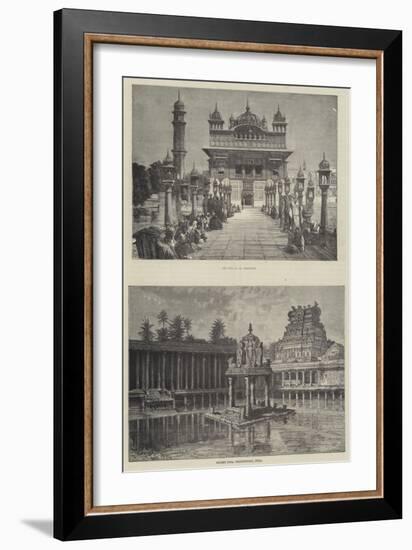 Scenes in India-null-Framed Giclee Print