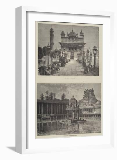 Scenes in India-null-Framed Giclee Print