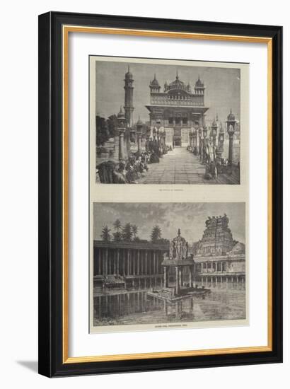 Scenes in India-null-Framed Giclee Print