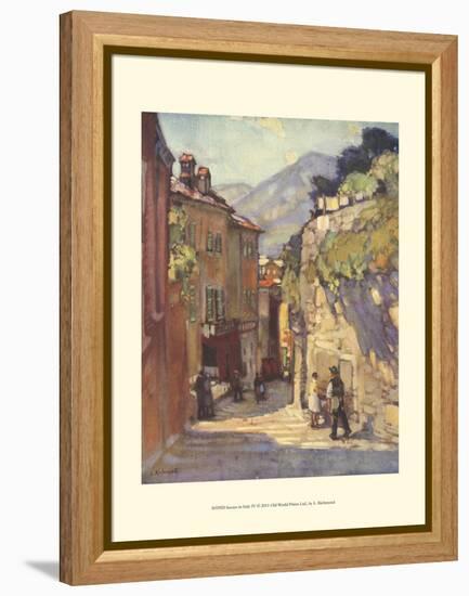 Scenes in Italy IV-L^ Richmond-Framed Stretched Canvas