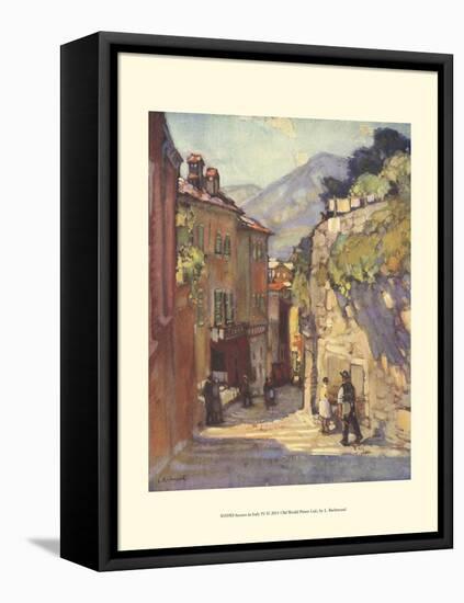 Scenes in Italy IV-L^ Richmond-Framed Stretched Canvas