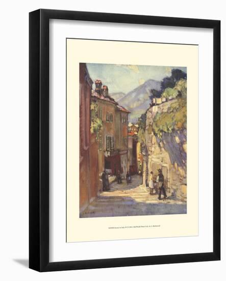 Scenes in Italy IV-L^ Richmond-Framed Art Print