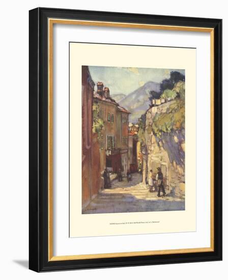 Scenes in Italy IV-L^ Richmond-Framed Art Print