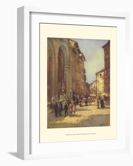 Scenes in Italy VI-L^ Richmond-Framed Art Print
