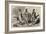 Scenes in Japan, Japanese Warriors in Fighting-Dress-null-Framed Giclee Print