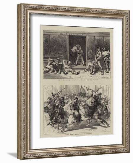 Scenes in Paris-Godefroy Durand-Framed Giclee Print