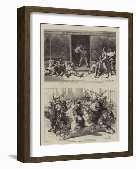 Scenes in Paris-Godefroy Durand-Framed Giclee Print