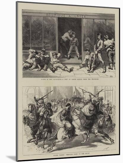 Scenes in Paris-Godefroy Durand-Mounted Giclee Print