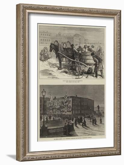 Scenes in St Petersburg-Frank Watkins-Framed Giclee Print